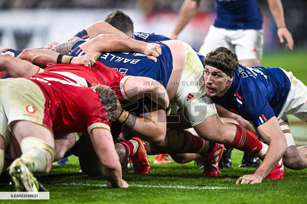 Six Nations Championship rugby match France VS Wales - Paris