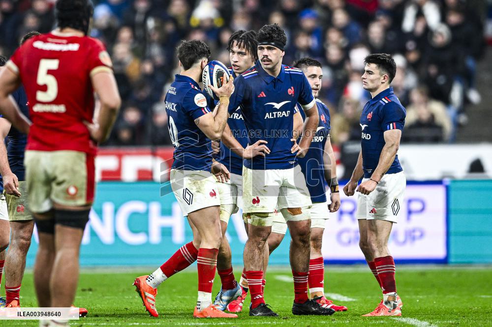 Six Nations Championship rugby match France VS Wales - Paris