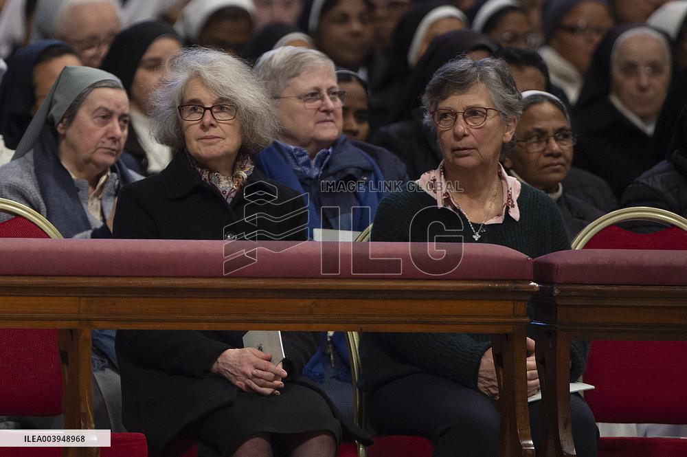 Pope Francis Leads The Vespers - Vatican