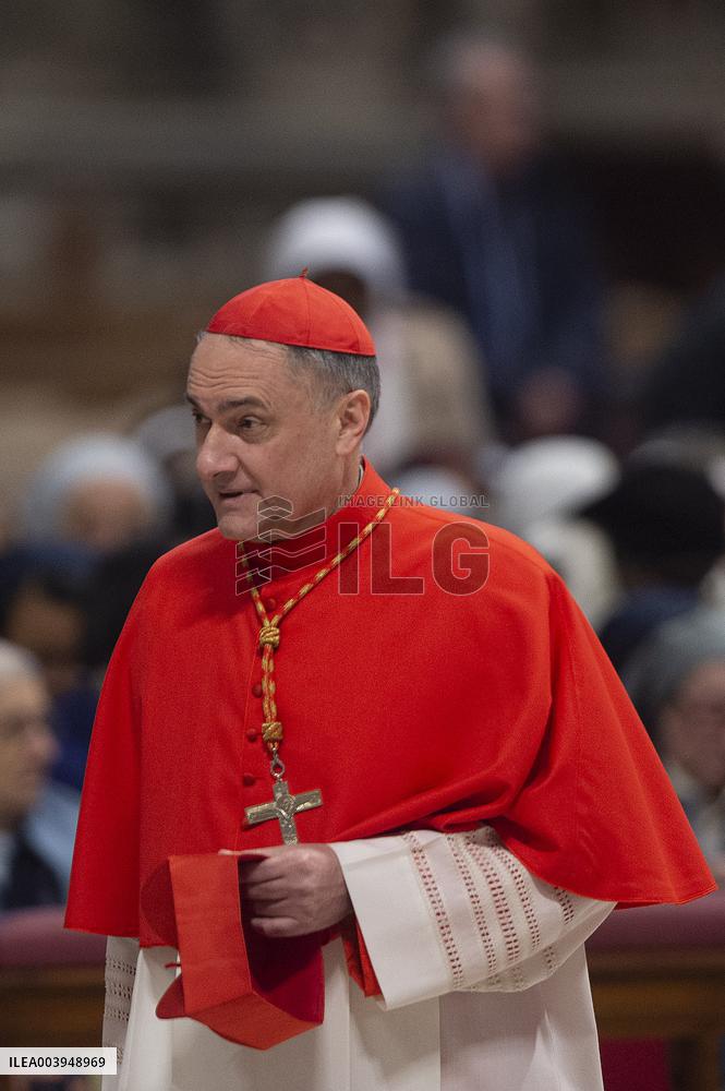 Pope Francis Leads The Vespers - Vatican