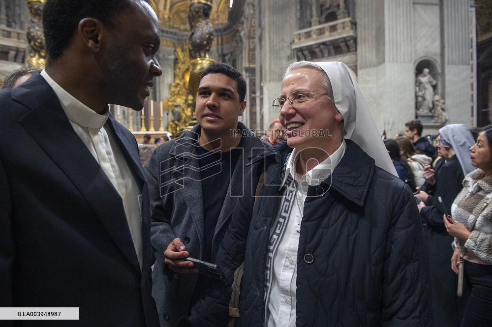 Pope Francis Leads The Vespers - Vatican