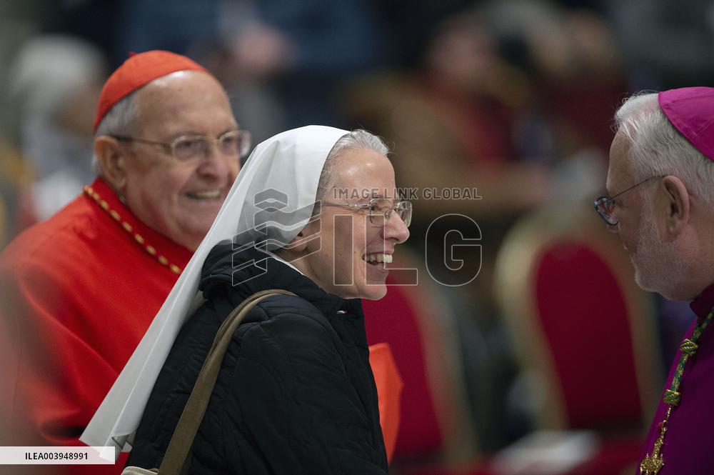 Pope Francis Leads The Vespers - Vatican