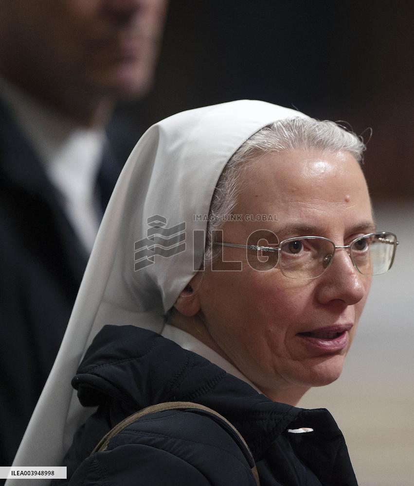 Pope Francis Leads The Vespers - Vatican