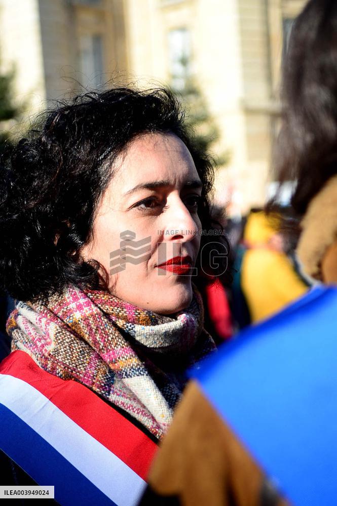 Rally In Support Of Three French Citizen imprisoned In Iran - Paris