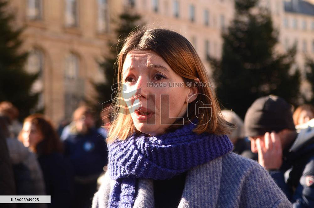 Rally In Support Of Three French Citizen imprisoned In Iran - Paris