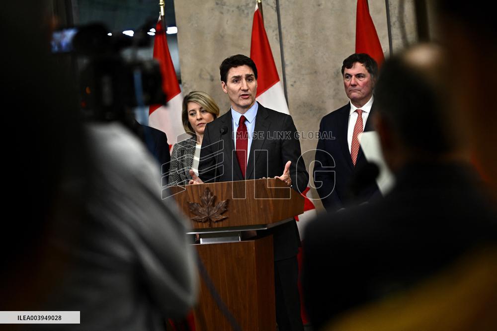 Justin Trudeau speaks after Trump declaration about imposition for Canada - Ottawa