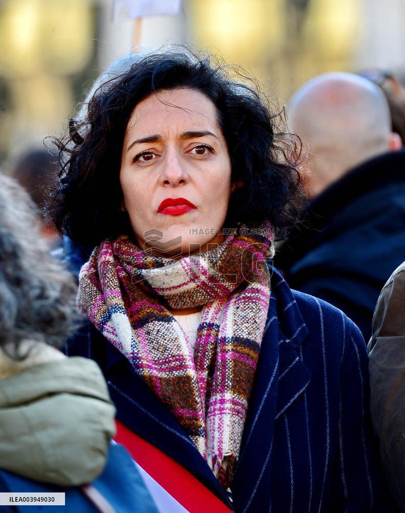 Rally In Support Of Three French Citizen imprisoned In Iran - Paris