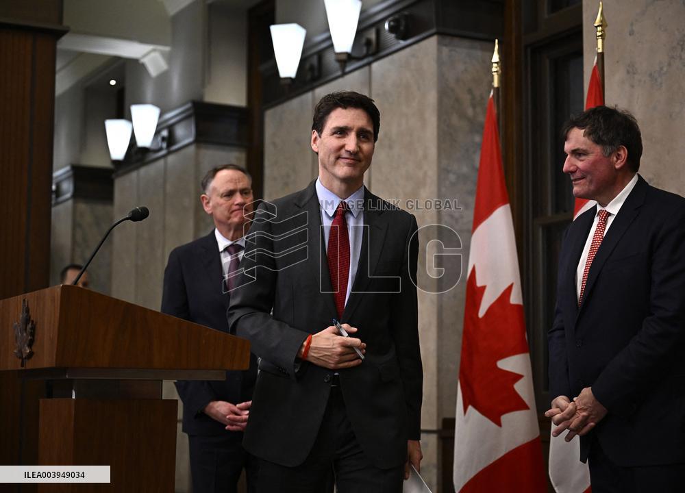 Justin Trudeau speaks after Trump declaration about imposition for Canada - Ottawa