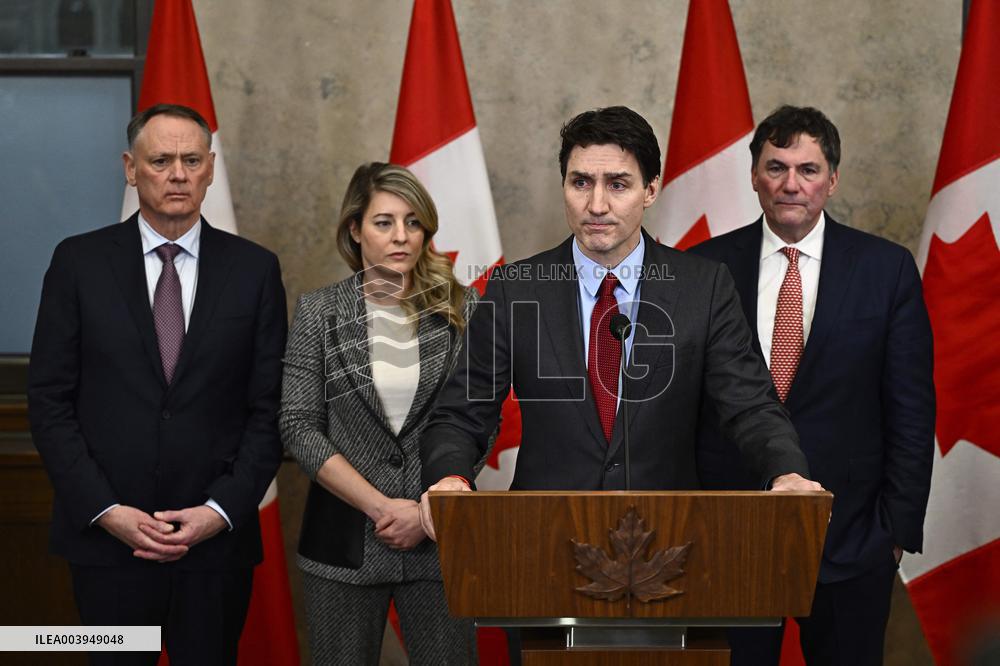Justin Trudeau speaks after Trump declaration about imposition for Canada - Ottawa