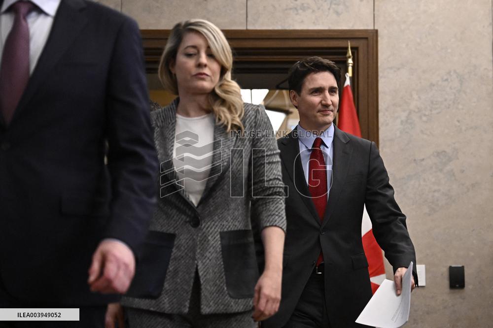 Justin Trudeau speaks after Trump declaration about imposition for Canada - Ottawa