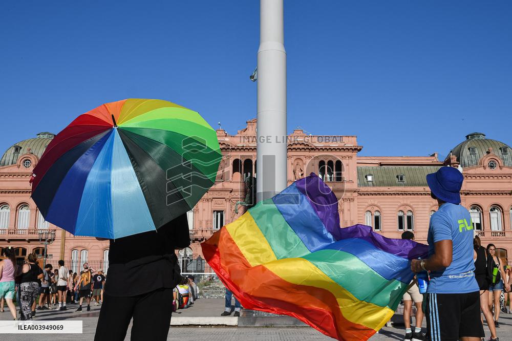 Anti-fascist and Anti-racist Federal Pride March - Buenos Aires