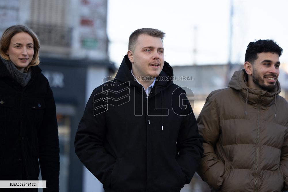 Louis Boyard votes for the municipal elections - Villeneuve Saint-Georges RL