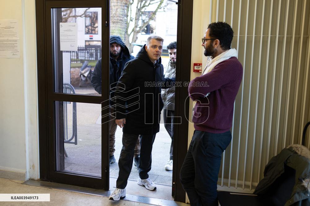 Louis Boyard votes for the municipal elections - Villeneuve Saint-Georges RL
