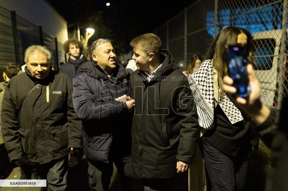 Louis Boyard speaks to the press after his defeat in the municipal elections - Villeneuve Saint-Georges RL
