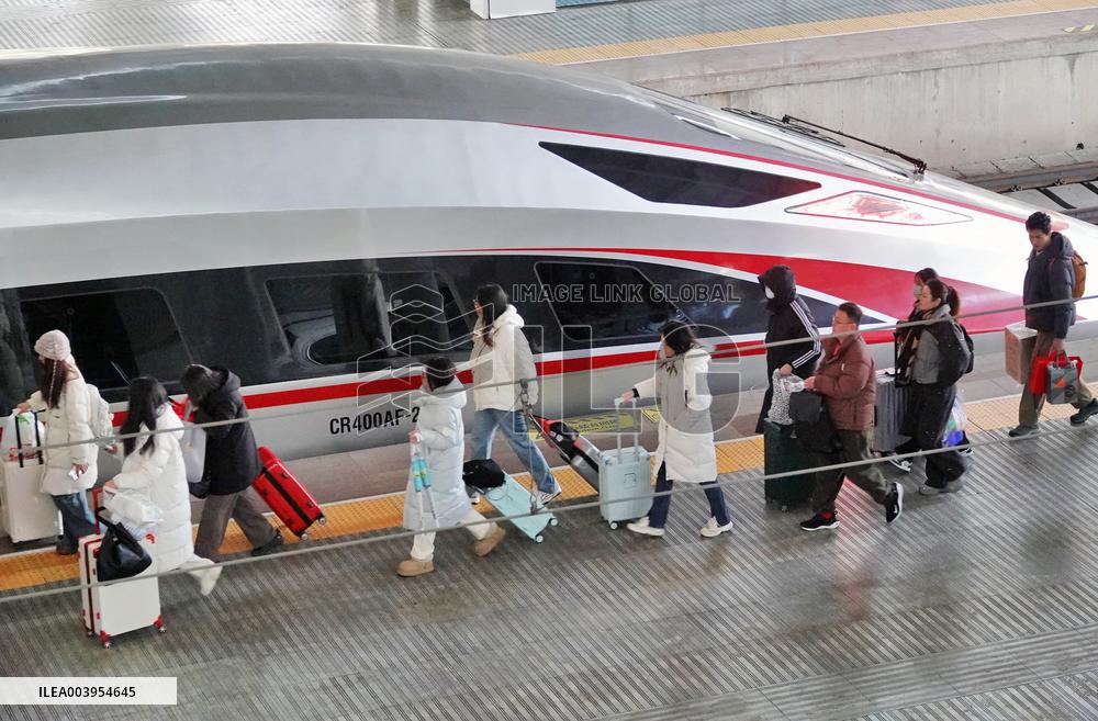 Spring Festival Holiday Return Passenger Peak