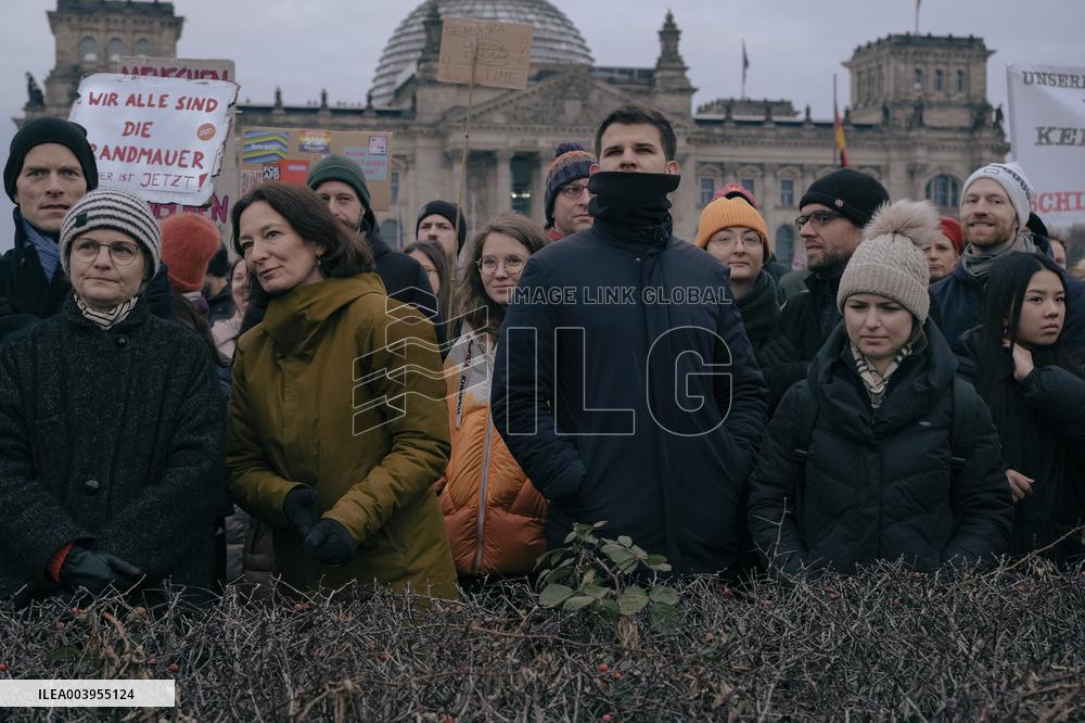 Anti Far Right Demonstration In Berlin