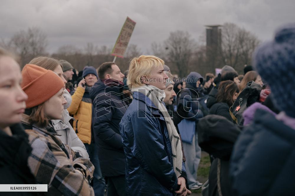 Anti Far Right Demonstration In Berlin