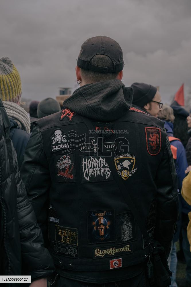 Anti Far Right Demonstration In Berlin