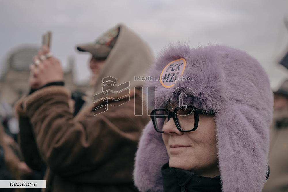 Anti Far Right Demonstration In Berlin