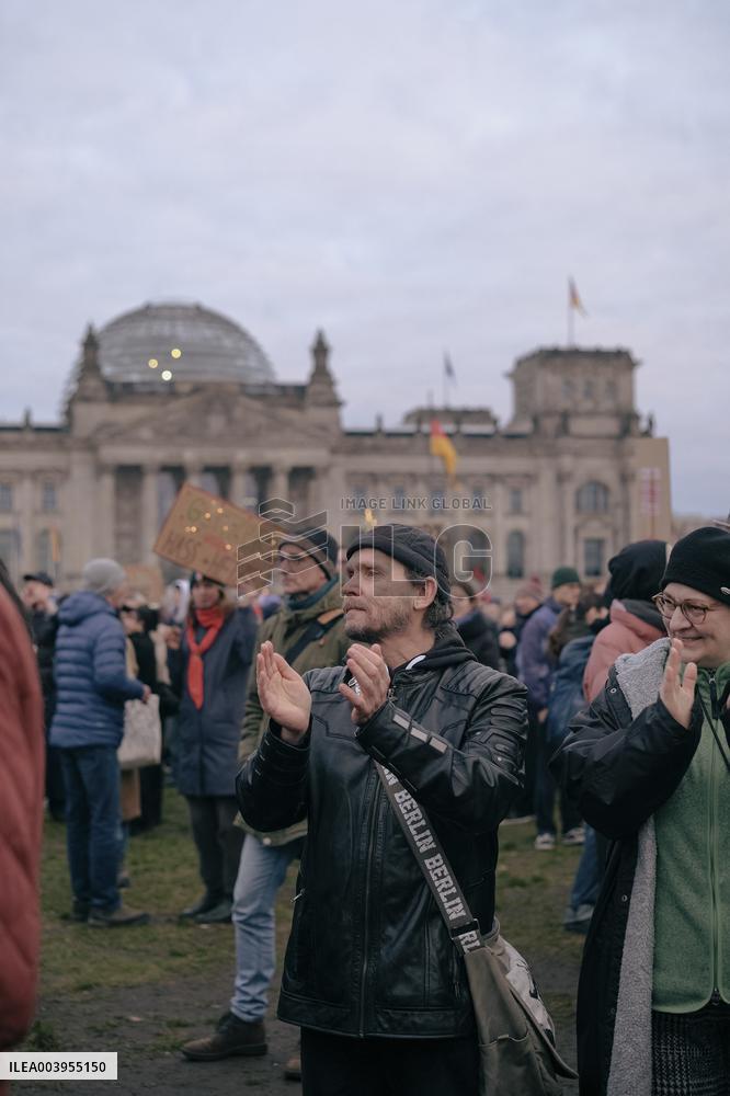 Anti Far Right Demonstration In Berlin