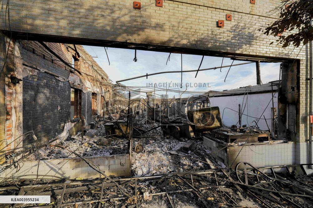 Aftermath of the Eaton Fire in Altadena