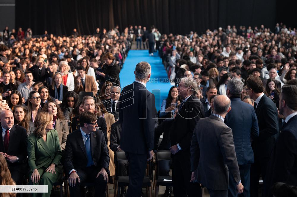 King Felipe AtPrincess Of Girona Social Awards - Barcelona