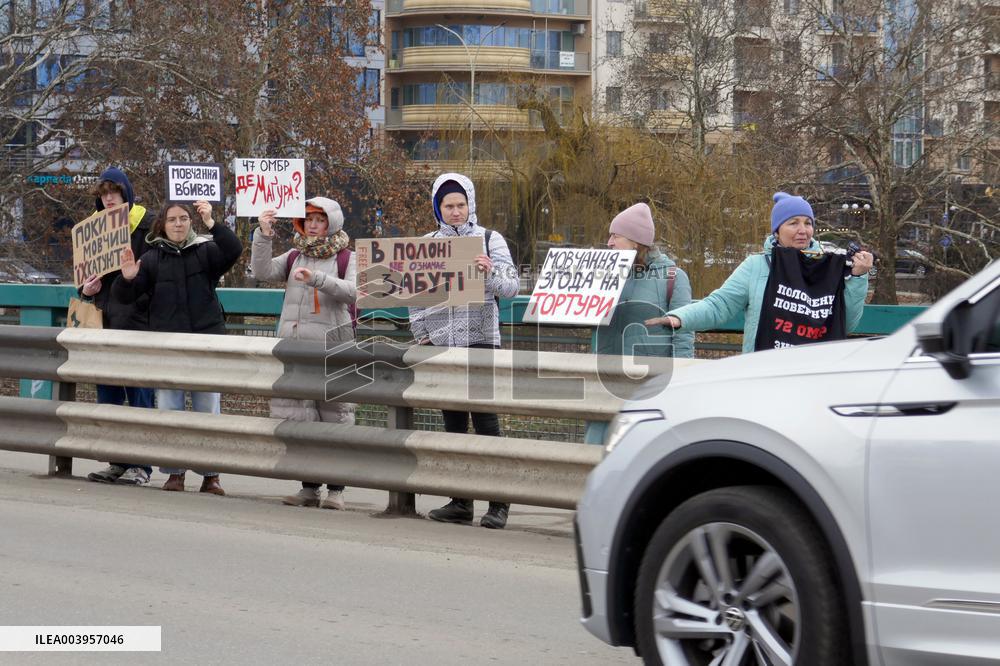 Azov in Captivity rally in Uzhhorod
