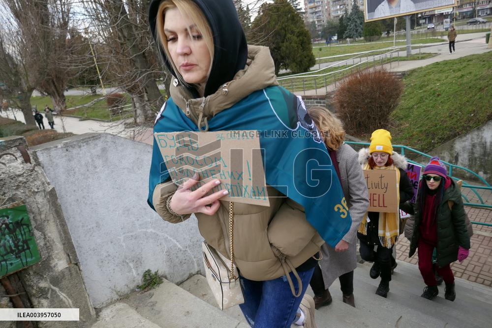 Azov in Captivity rally in Uzhhorod
