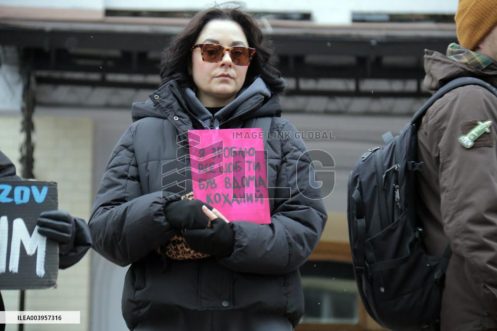 Dont Be Silent! Captivity Kills rally in Kyiv