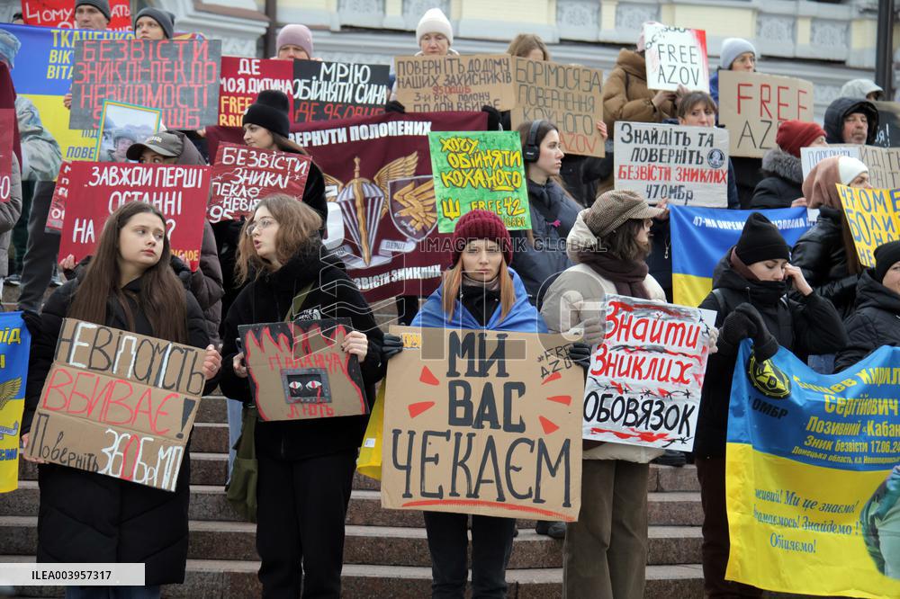 Dont Be Silent! Captivity Kills rally in Kyiv
