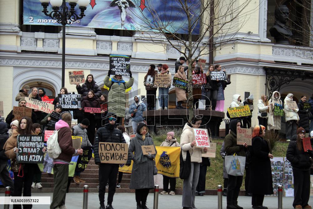Dont Be Silent! Captivity Kills rally in Kyiv
