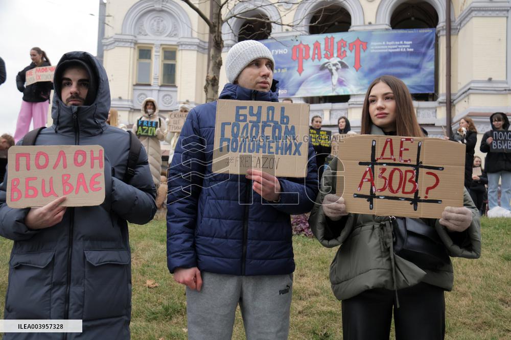 Dont Be Silent! Captivity Kills rally in Kyiv