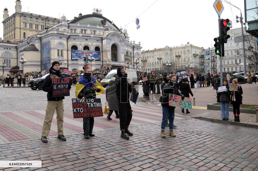 Dont Be Silent! Captivity Kills rally in Kyiv