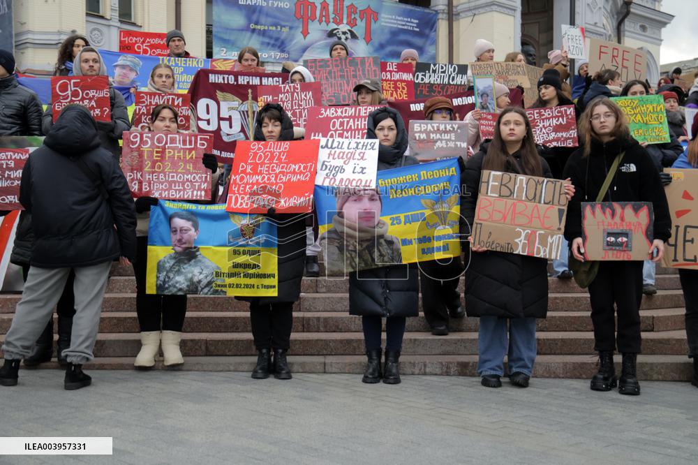 Dont Be Silent! Captivity Kills rally in Kyiv