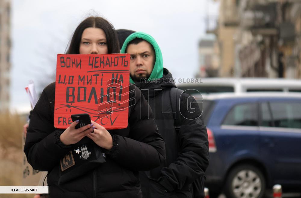Dont Be Silent! Captivity Kills rally in Kyiv