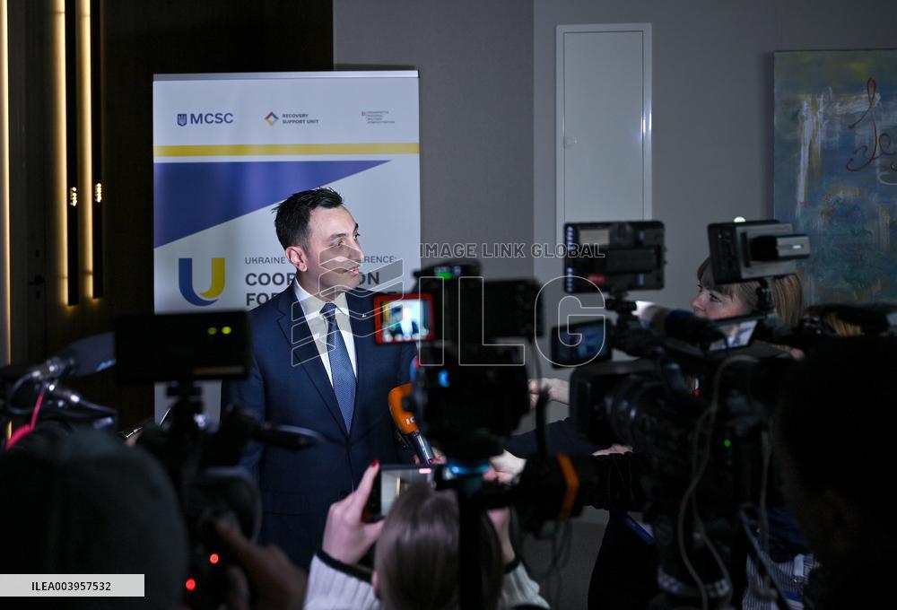 Briefing of Ukrainian Culture Minister Mykola Tochytskyi and European Commissioner Glenn Micallef in Kyiv