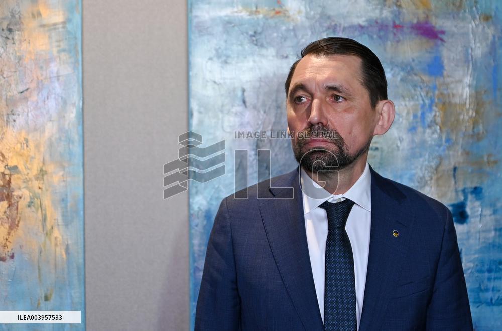 Briefing of Ukrainian Culture Minister Mykola Tochytskyi and European Commissioner Glenn Micallef in Kyiv