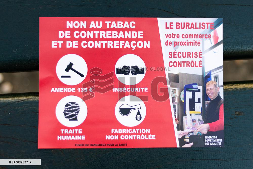 Mobilization Of Tobacconists In Paris