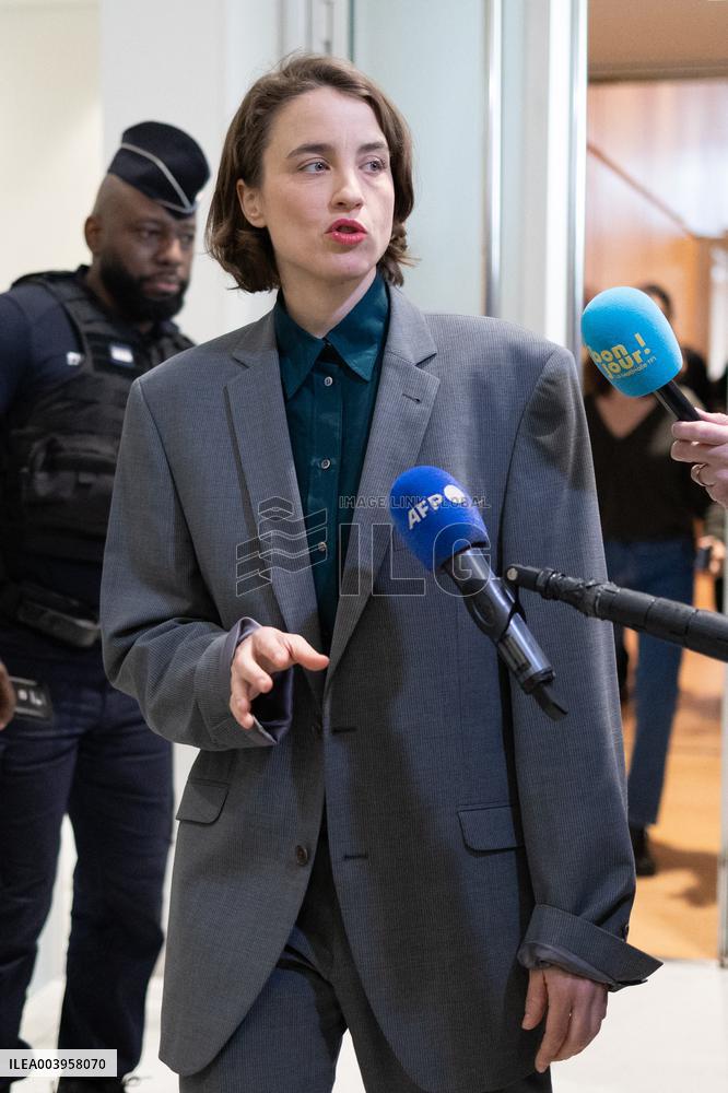 Trial of Christophe Ruggia accused of sexually assaulting Adele Haenel - Paris RL