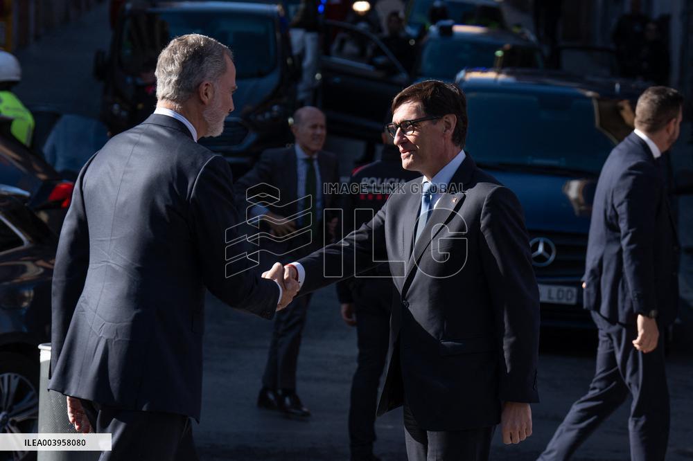 King Felipe At Princess Of Girona Social Awards - Barcelona