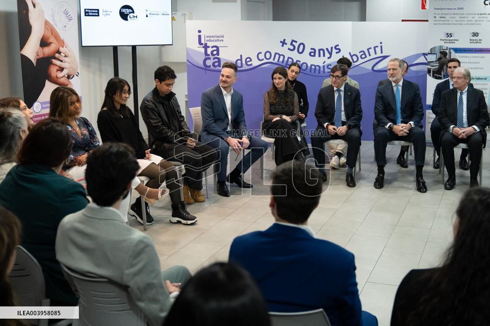 King Felipe At Princess Of Girona Social Awards - Barcelona