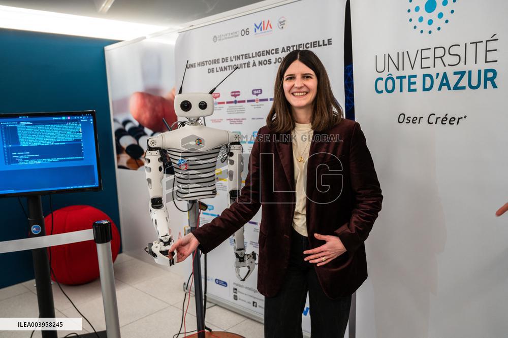 Calara Chappaz Visits House of Artificial Intelligence In Biot