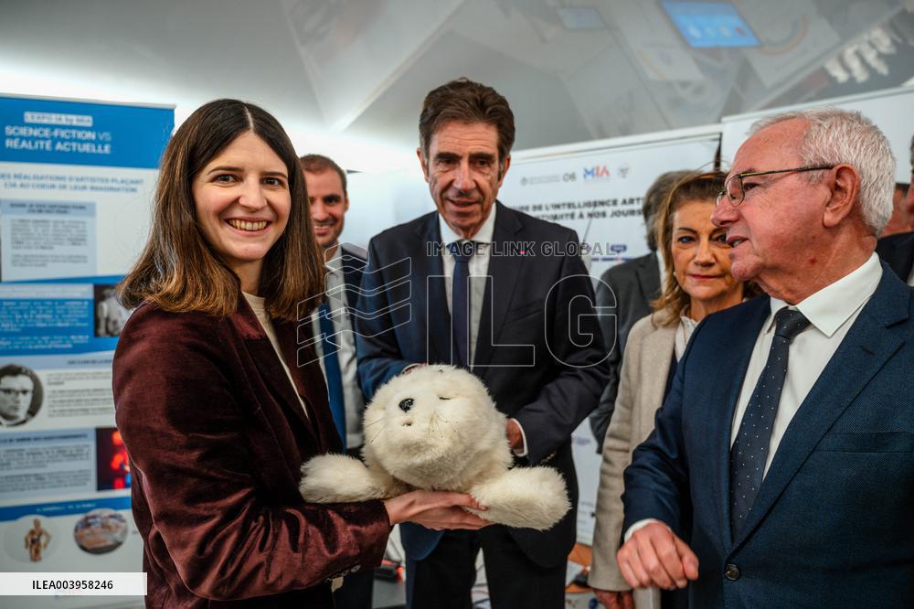 Calara Chappaz Visits House of Artificial Intelligence In Biot