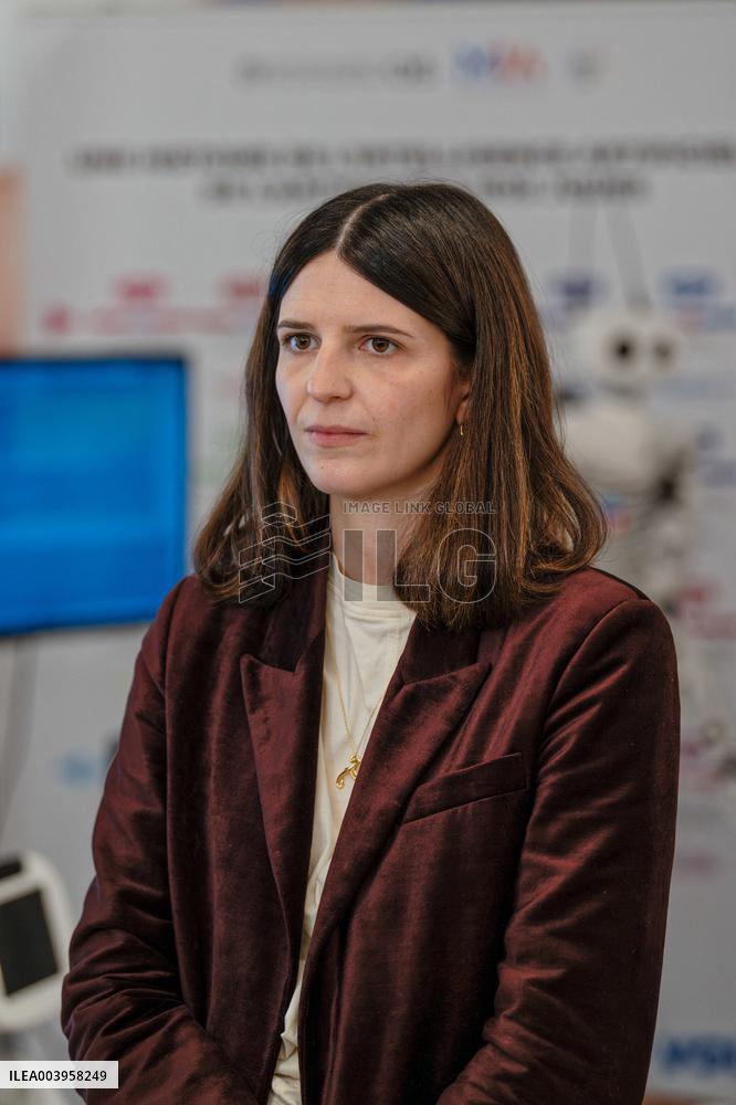 Calara Chappaz Visits House of Artificial Intelligence In Biot