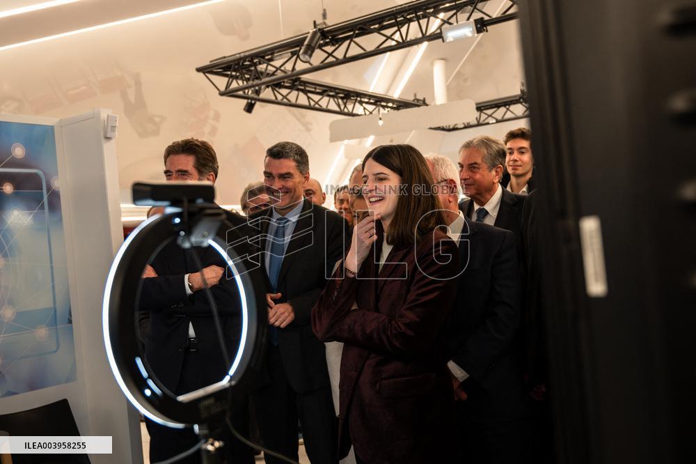 Calara Chappaz Visits House of Artificial Intelligence In Biot