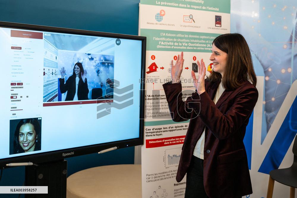 Calara Chappaz Visits House of Artificial Intelligence In Biot