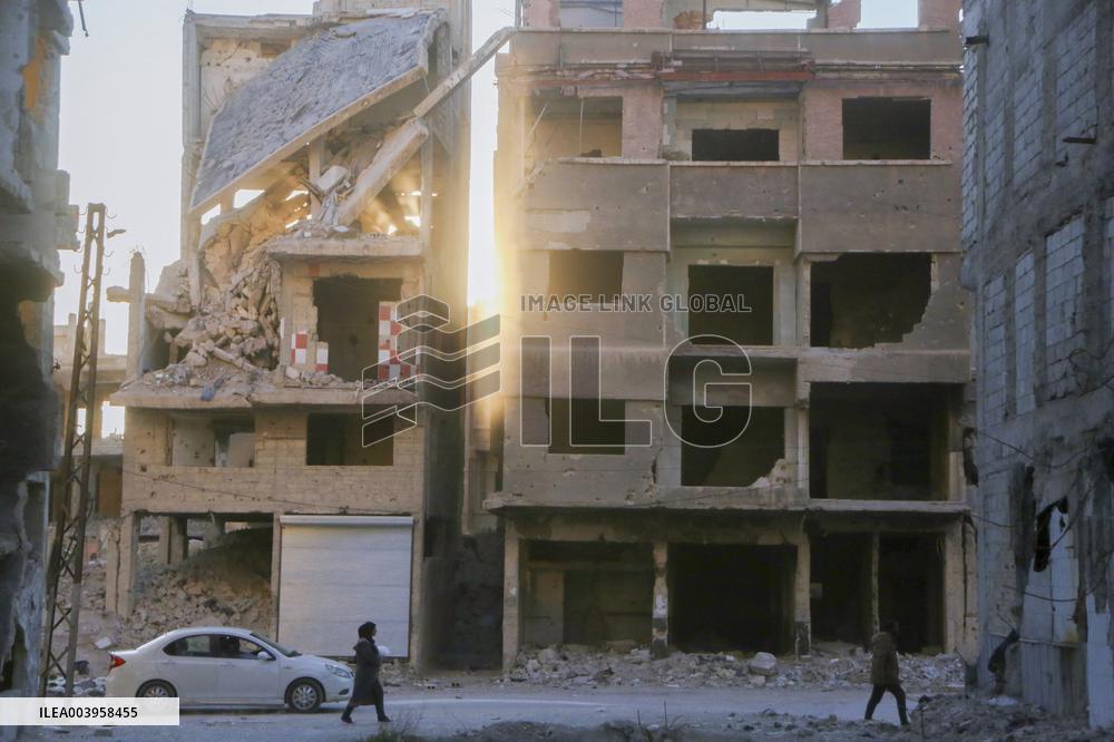 The Yarmouk, Syria's Largest Palestinian Refugee Camp Lies In Ruins