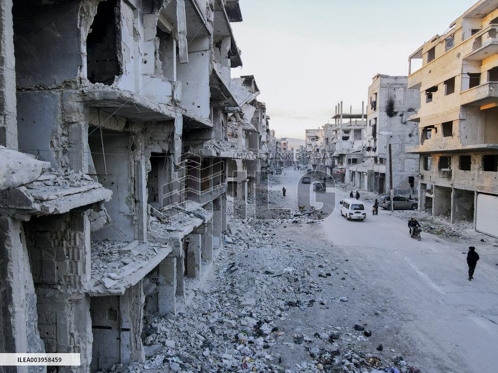 The Yarmouk, Syria's Largest Palestinian Refugee Camp Lies In Ruins