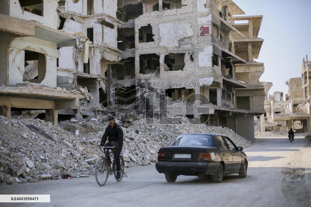 The Yarmouk, Syria's Largest Palestinian Refugee Camp Lies In Ruins