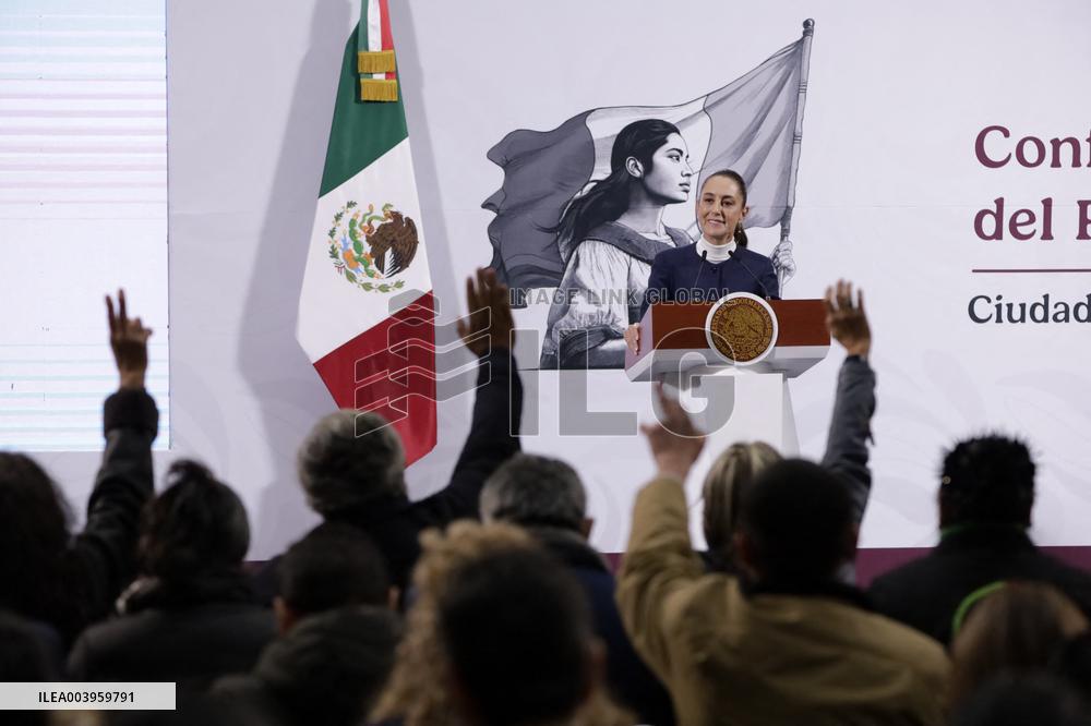 Claudia Sheinbaum Briefing Conference - Mexico